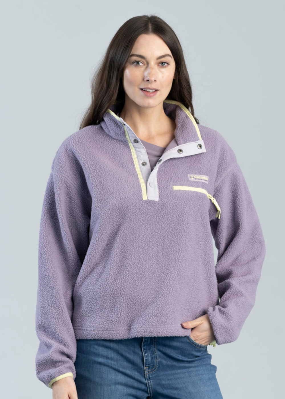 Helvetia II Cropped Half Snap Fleece