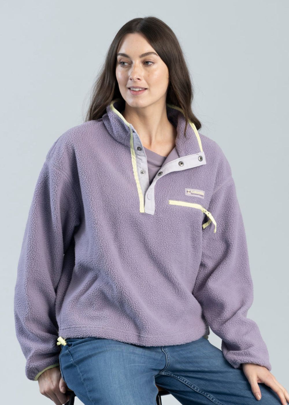 Helvetia II Cropped Half Snap Fleece