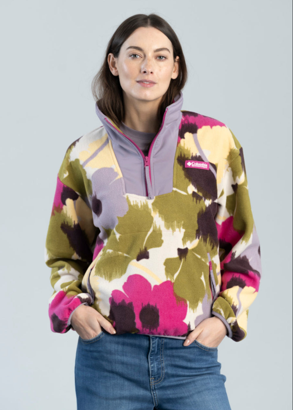 Sequoia Grove Printed Half Zip Fleece
