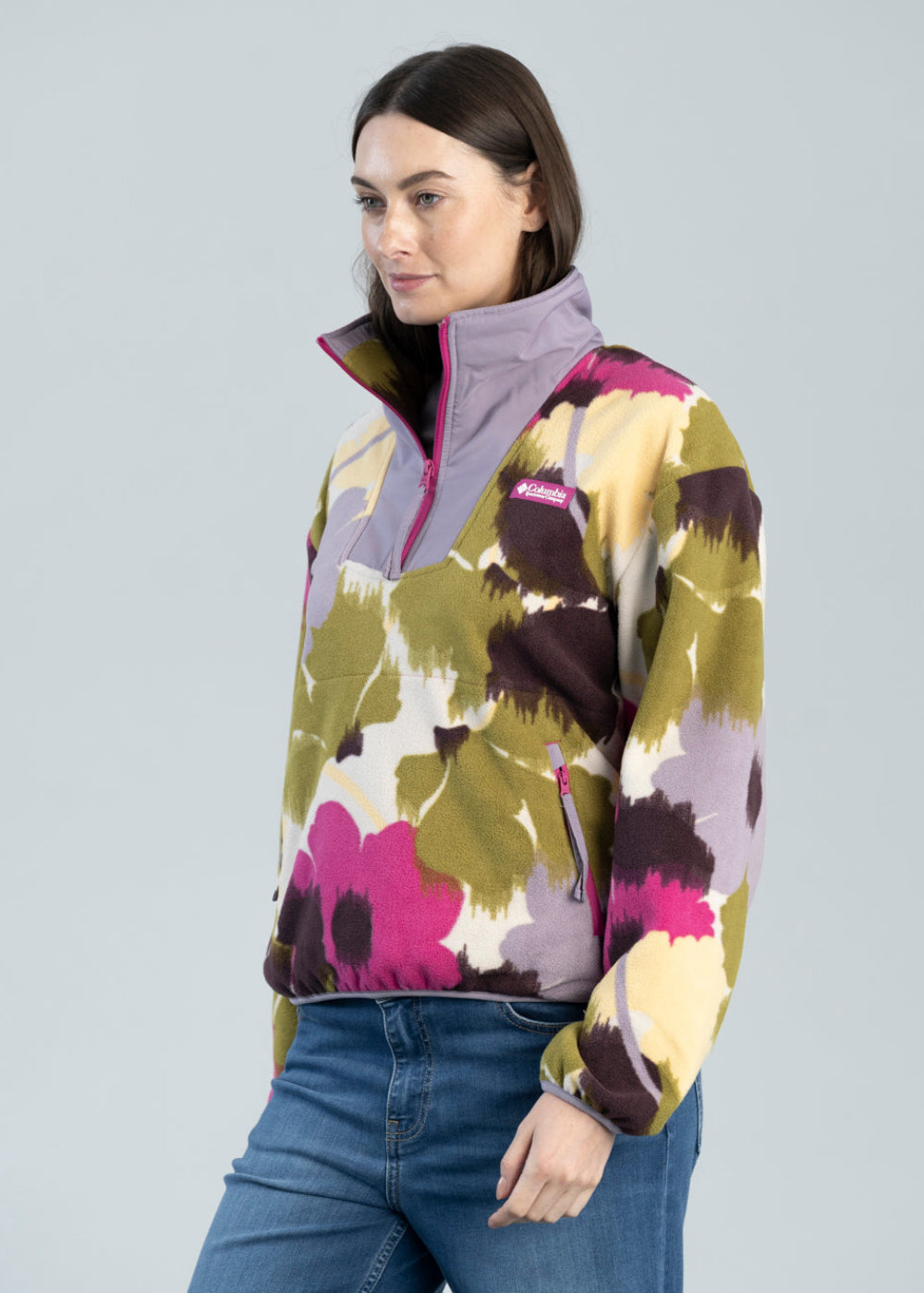 Sequoia Grove Printed Half Zip Fleece
