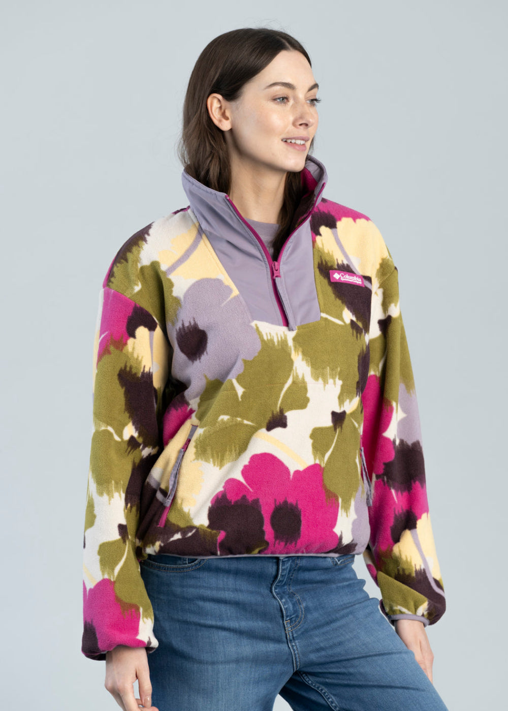 Sequoia Grove Printed Half Zip Fleece