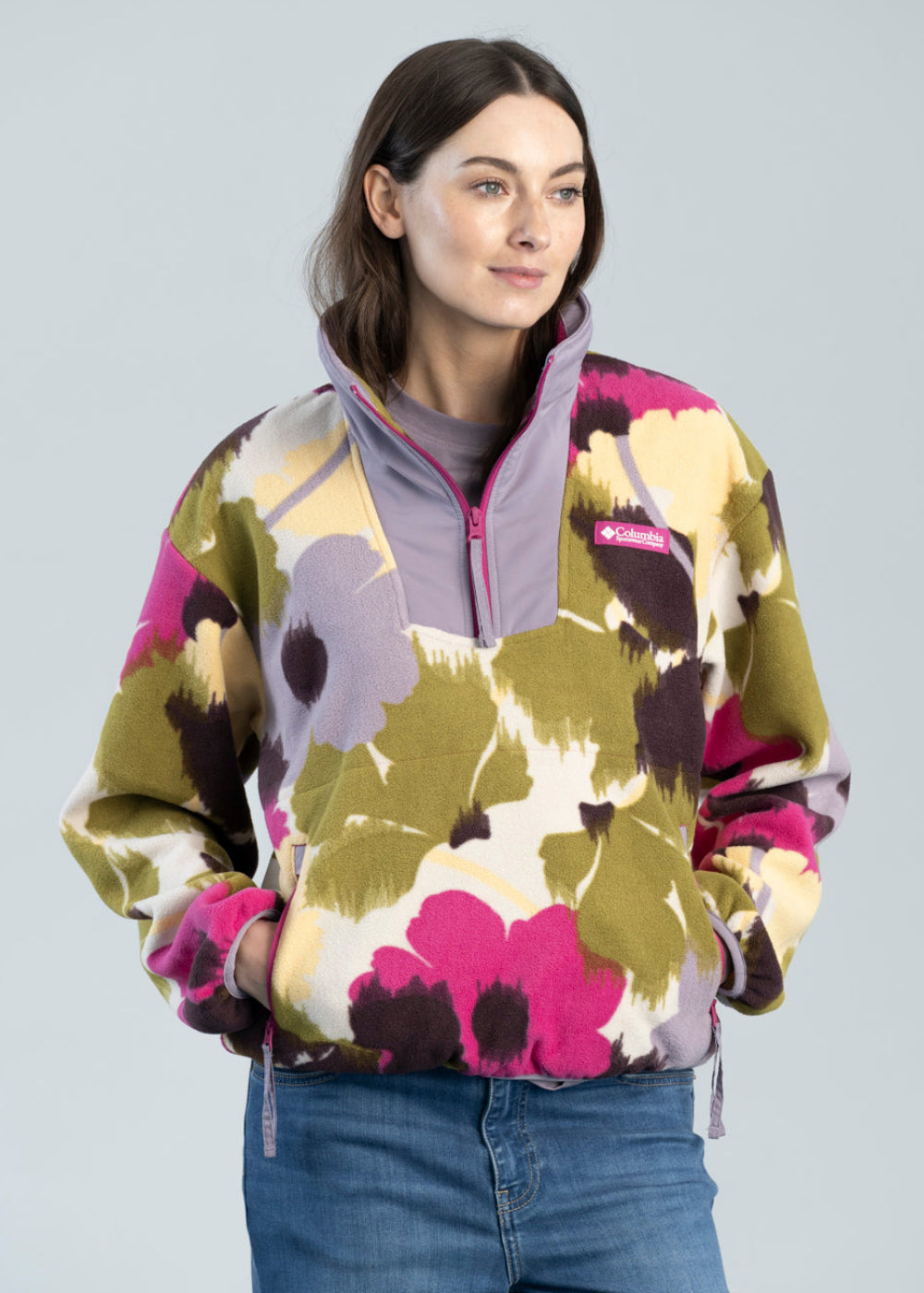 Sequoia Grove Printed Half Zip Fleece