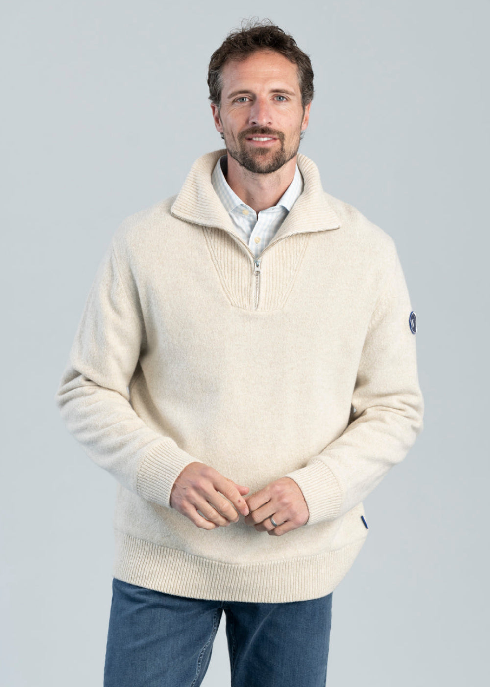 Bosse T-Neck Windproof Sweater