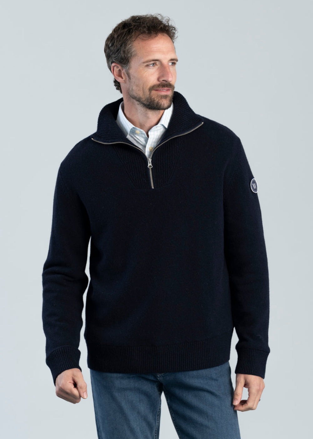 Bosse T-Neck Windproof Sweater