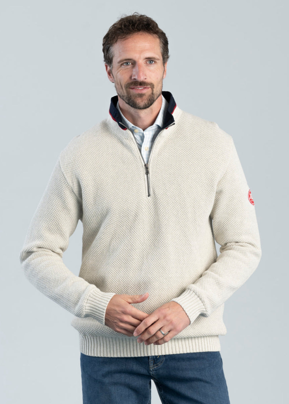 Alvin T-Neck Windproof Sweater