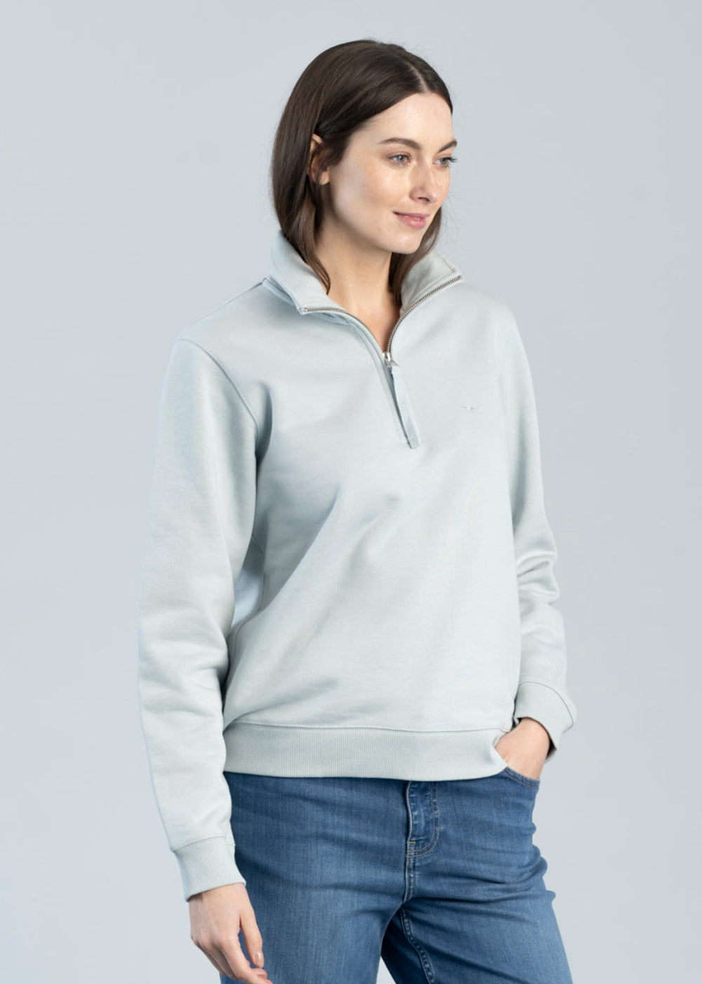 Trickett Zip Neck Sweatshirt