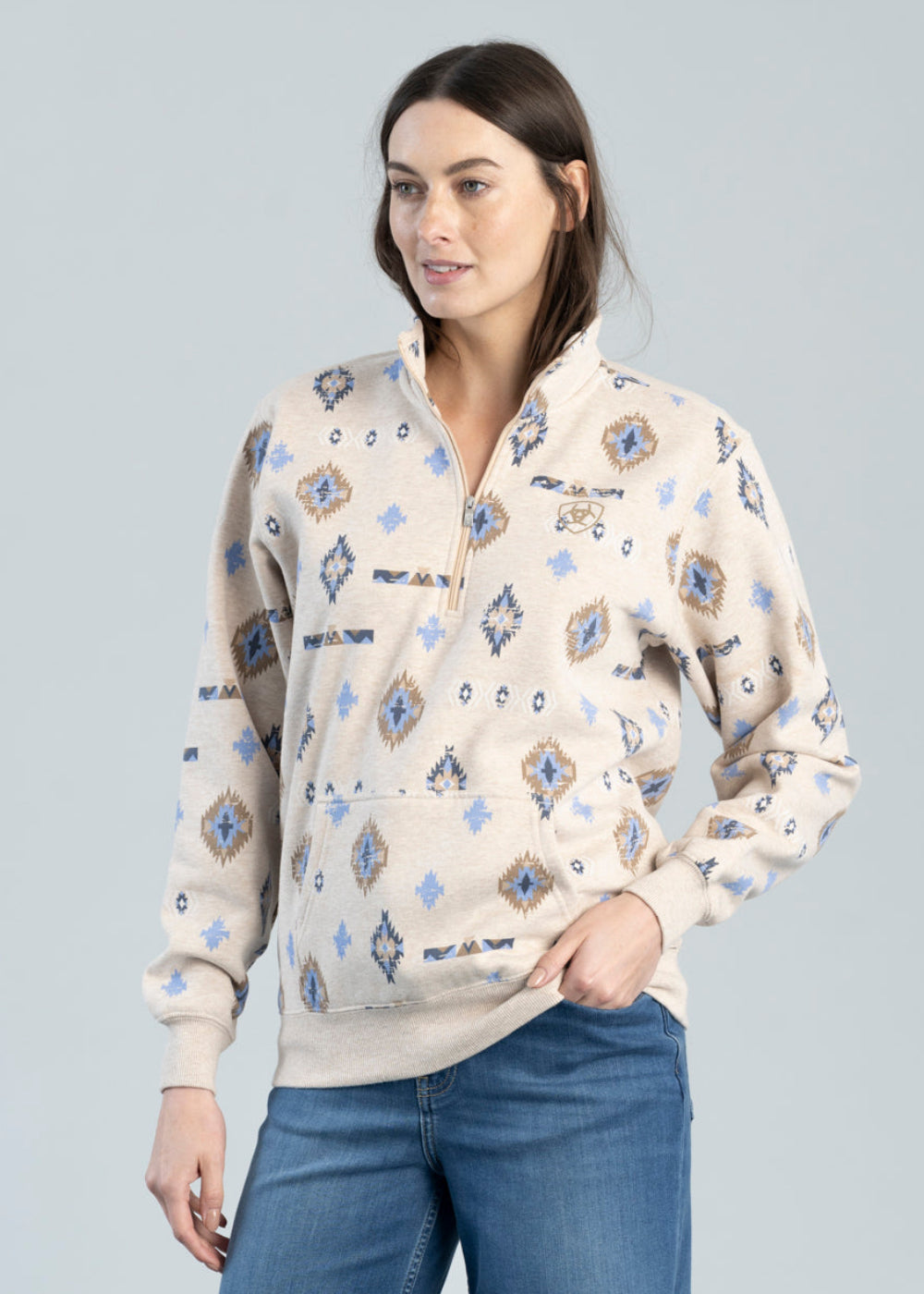 Sapphire 1/2 Zip Sweatshirt