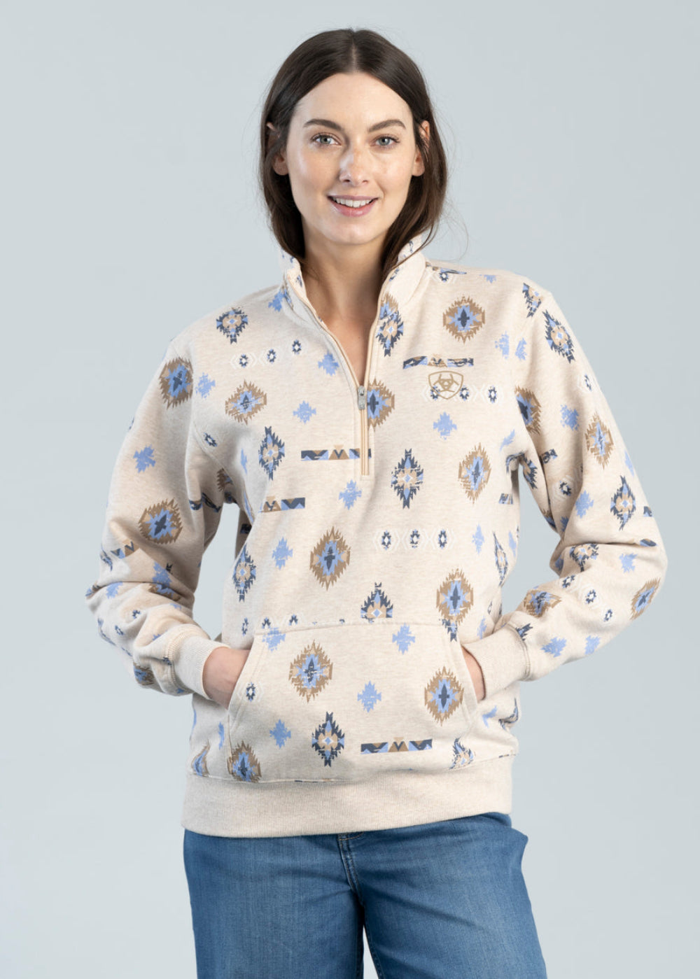 Sapphire 1/2 Zip Sweatshirt