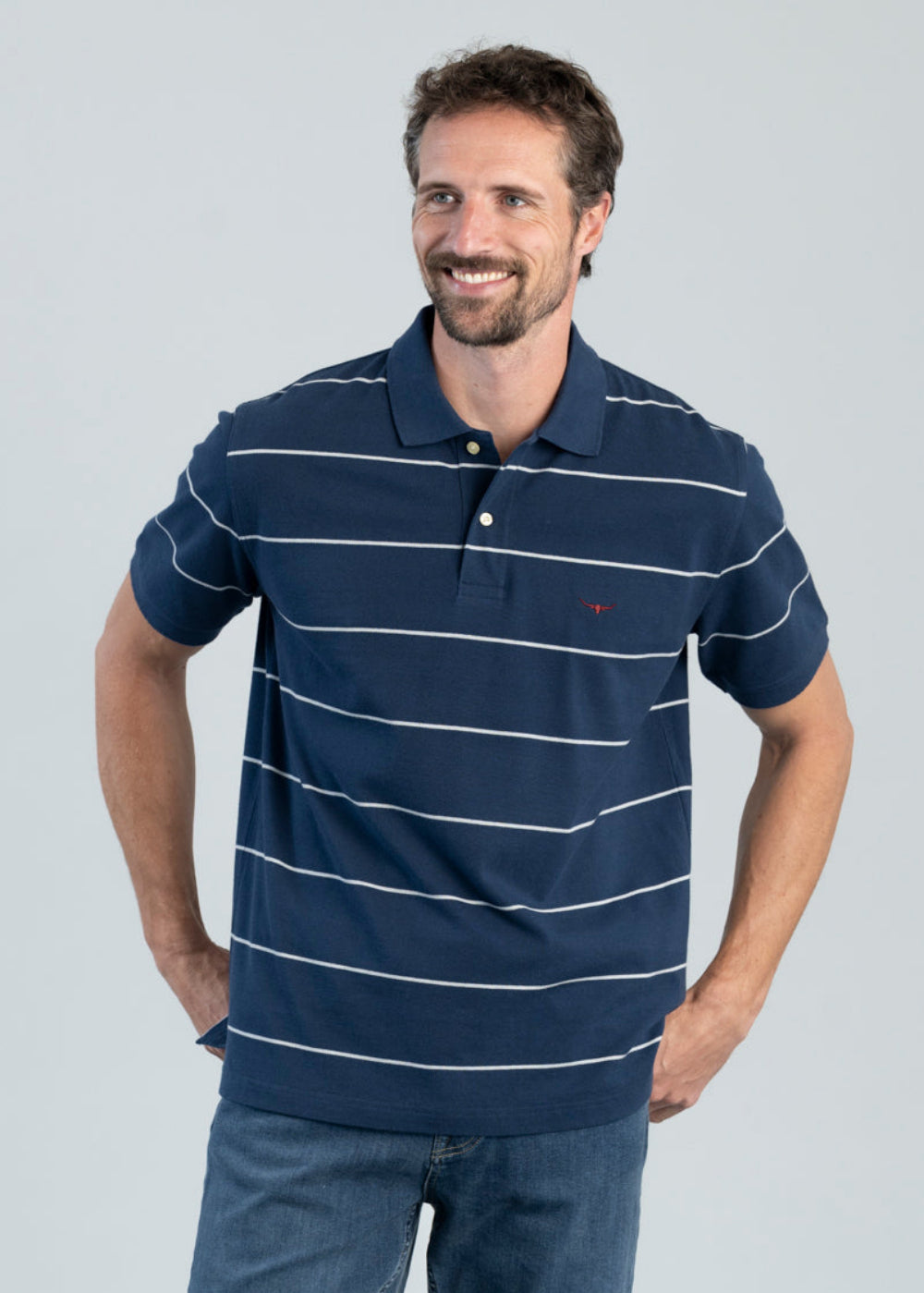 Albany Stripe Polo