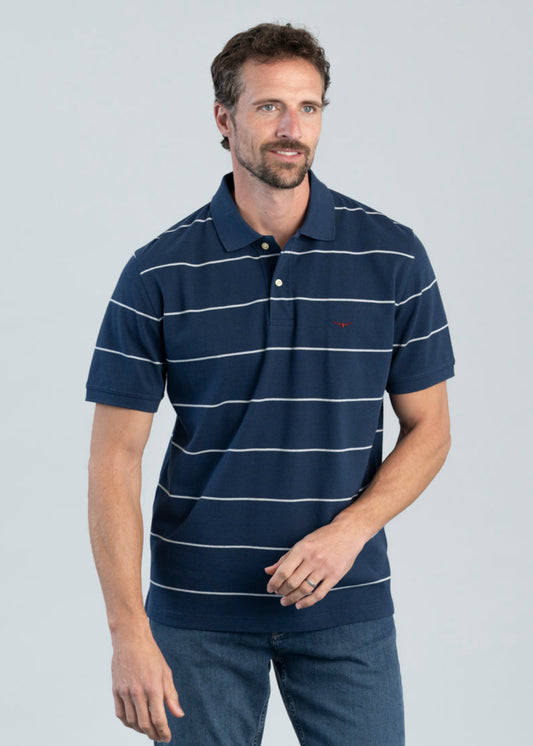 Albany Stripe Polo