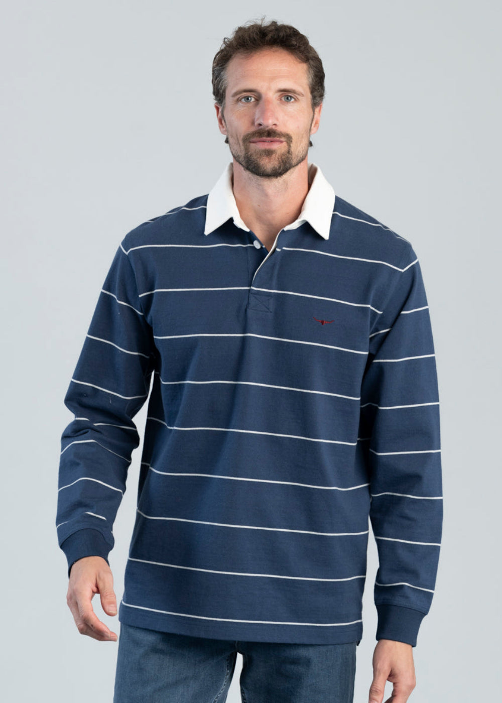 Albany Stripe Rugby Shirt