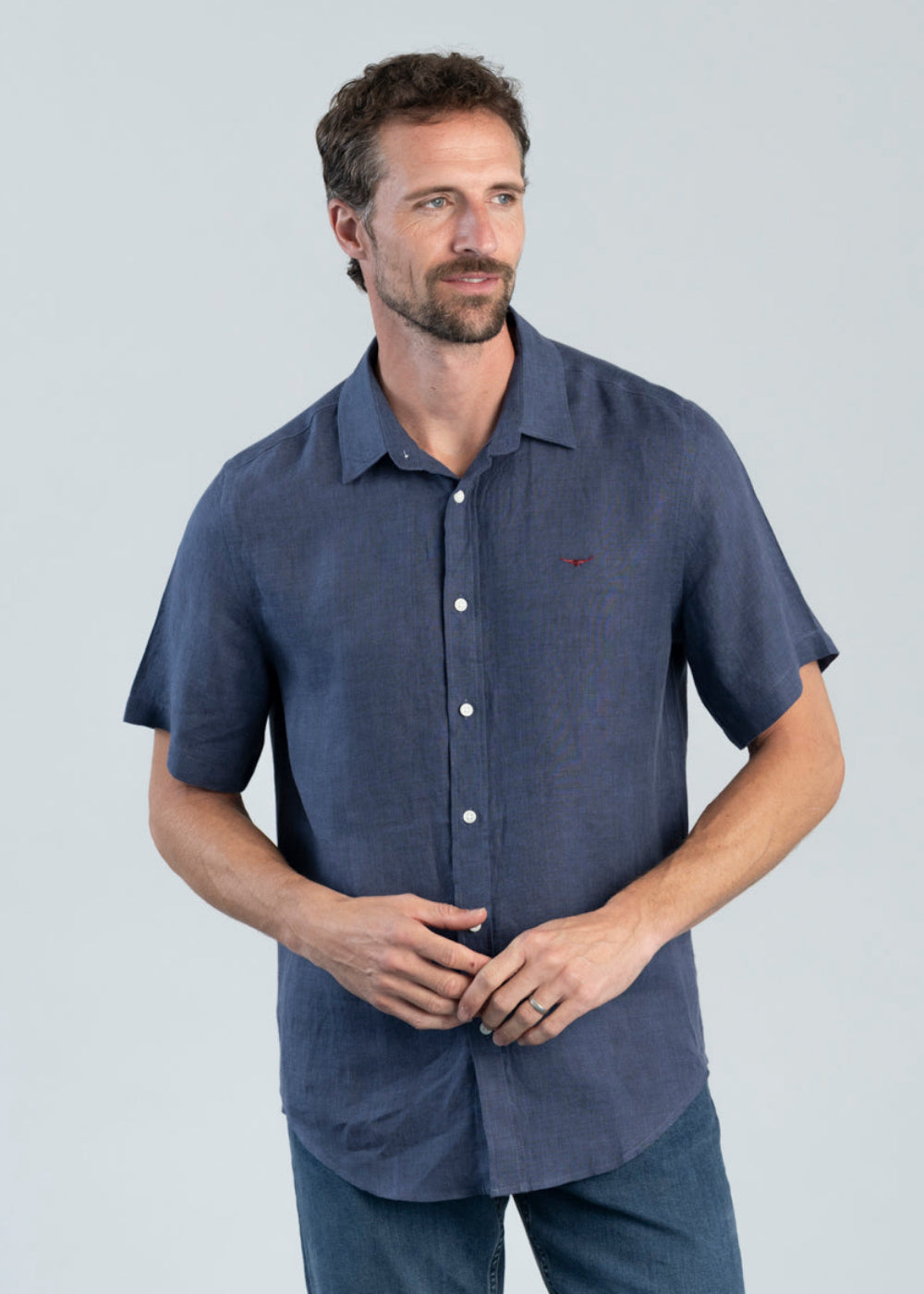 Newman Linen Short Sleeved Shirt