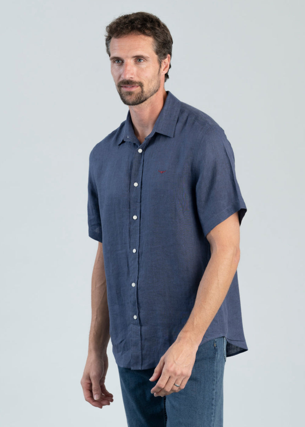 Newman Linen Short Sleeved Shirt