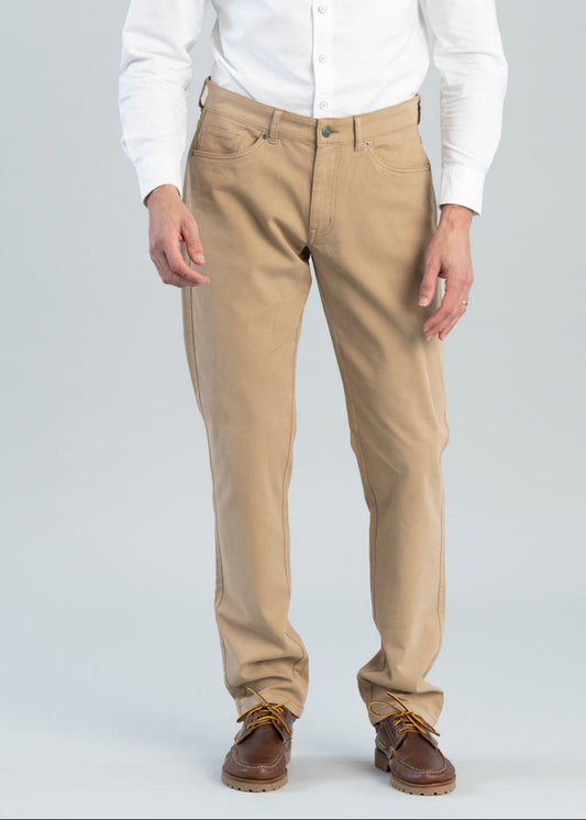Crown Cotton Canvas Five Pocket Trousers