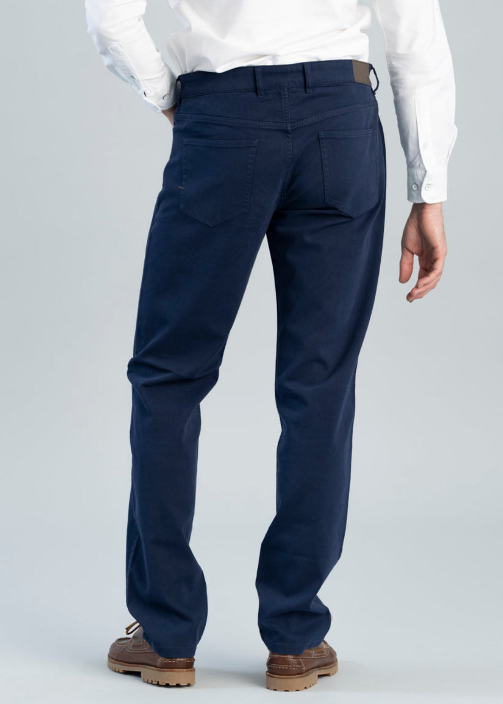 Crown Cotton Canvas Five Pocket Trousers