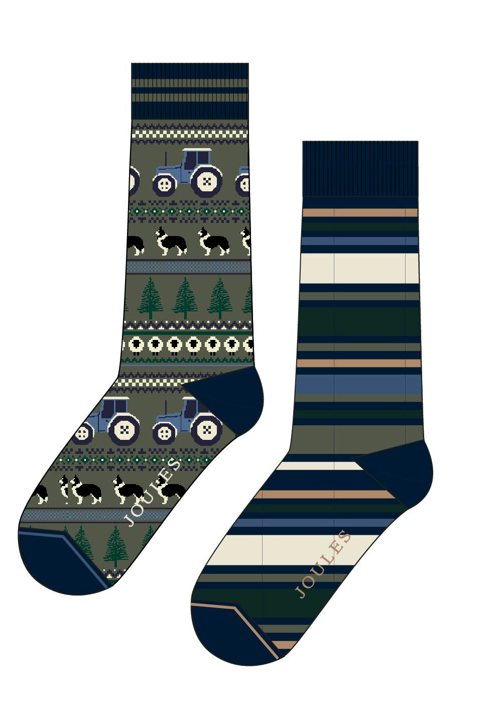 Kingsbury 2 Pack Socks