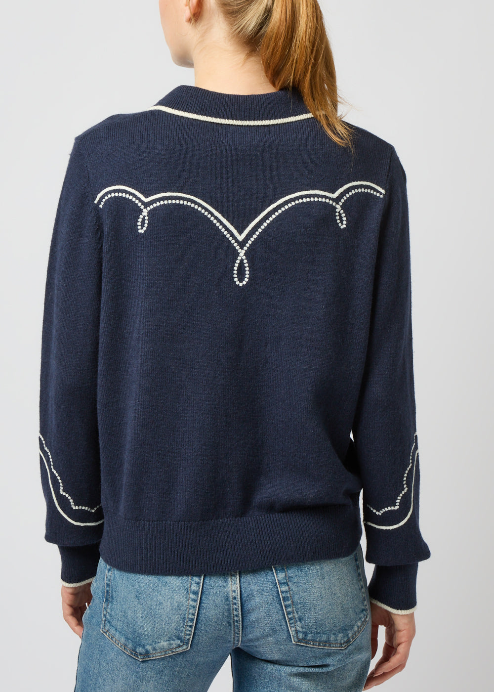 Western Collared Knit