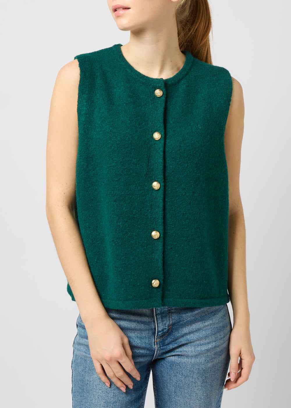 Holly Button Tank
