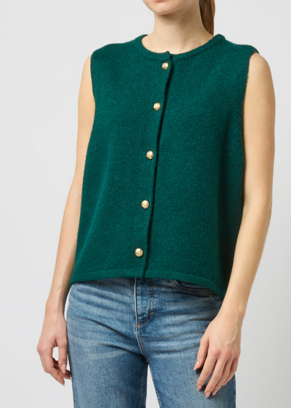 Holly Button Tank