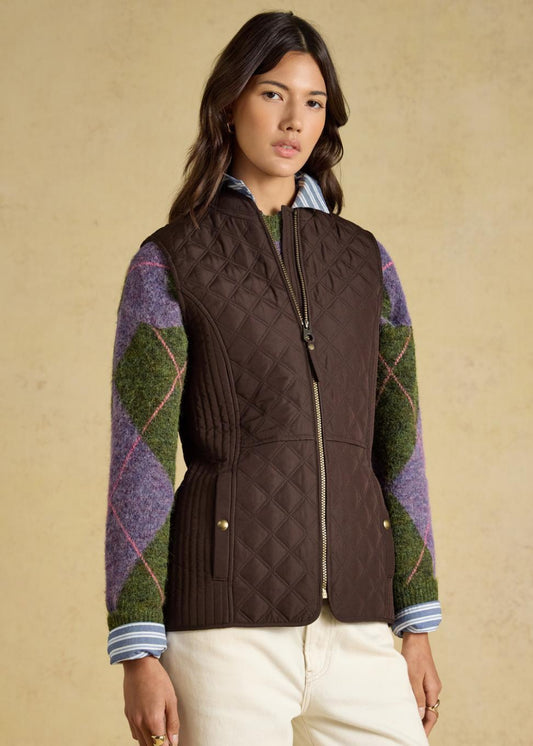 Minx Diamond Quilted Gilet