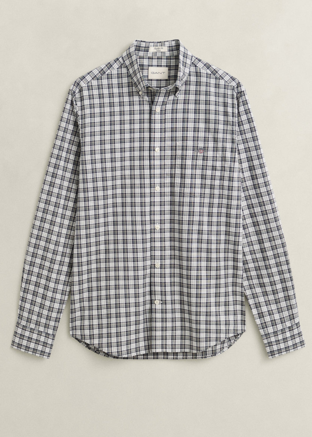 Regular Poplin Check Shirt