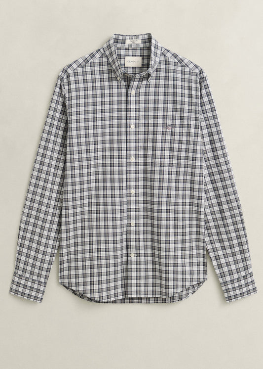 Regular Poplin Check Shirt