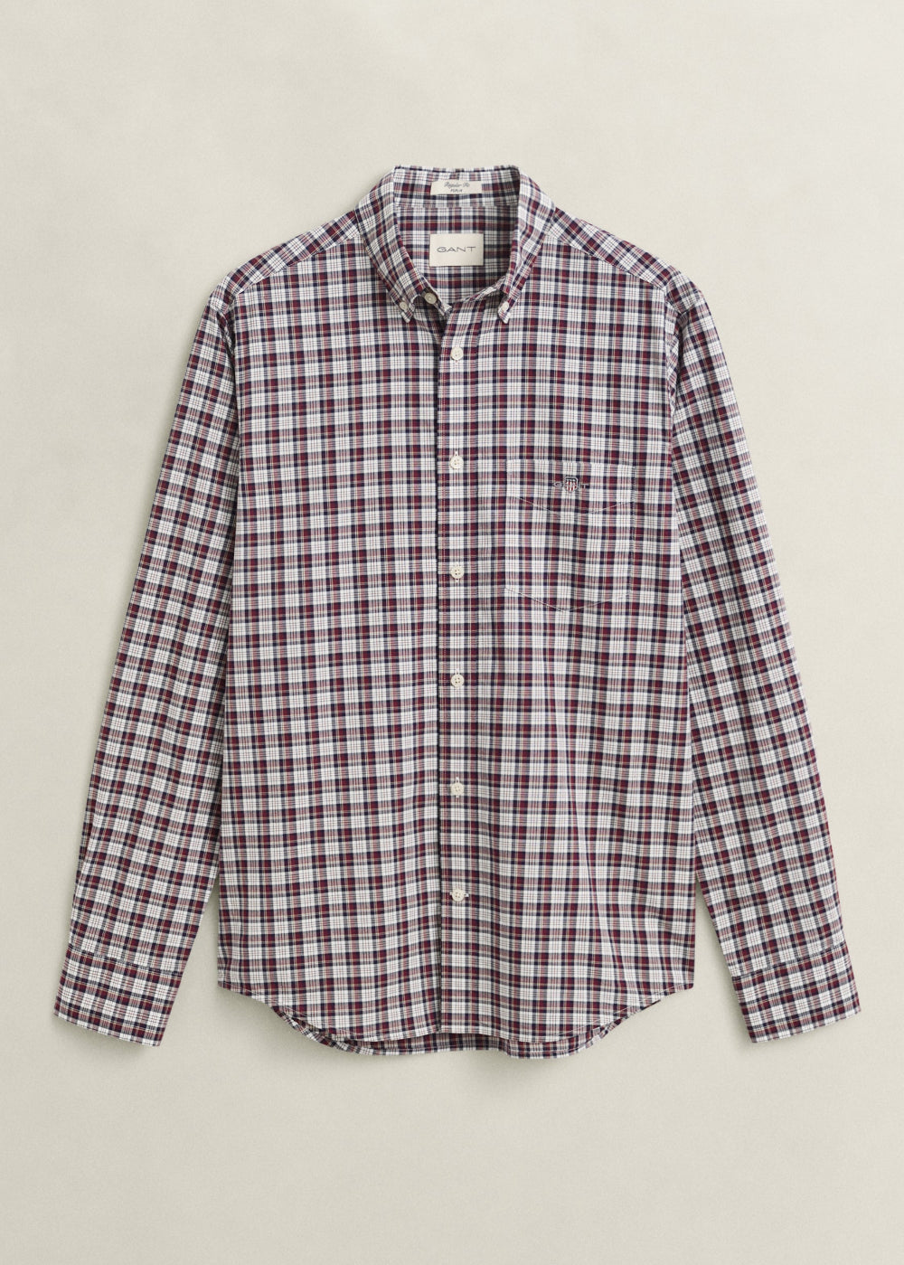 Regular Poplin Check Shirt