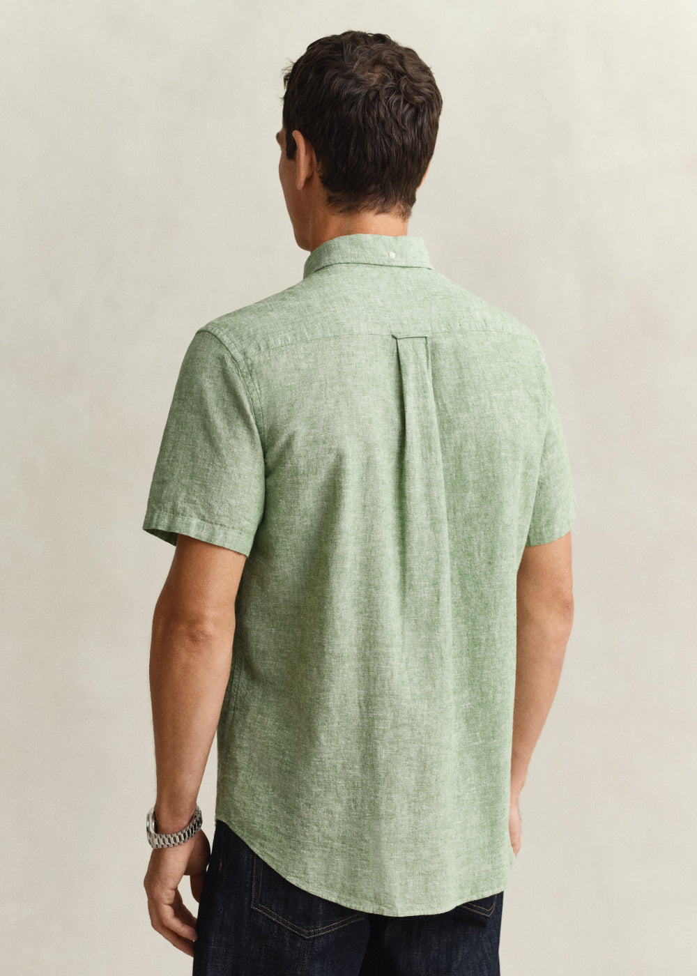 Cotton Linen Short Sleeve Shirt