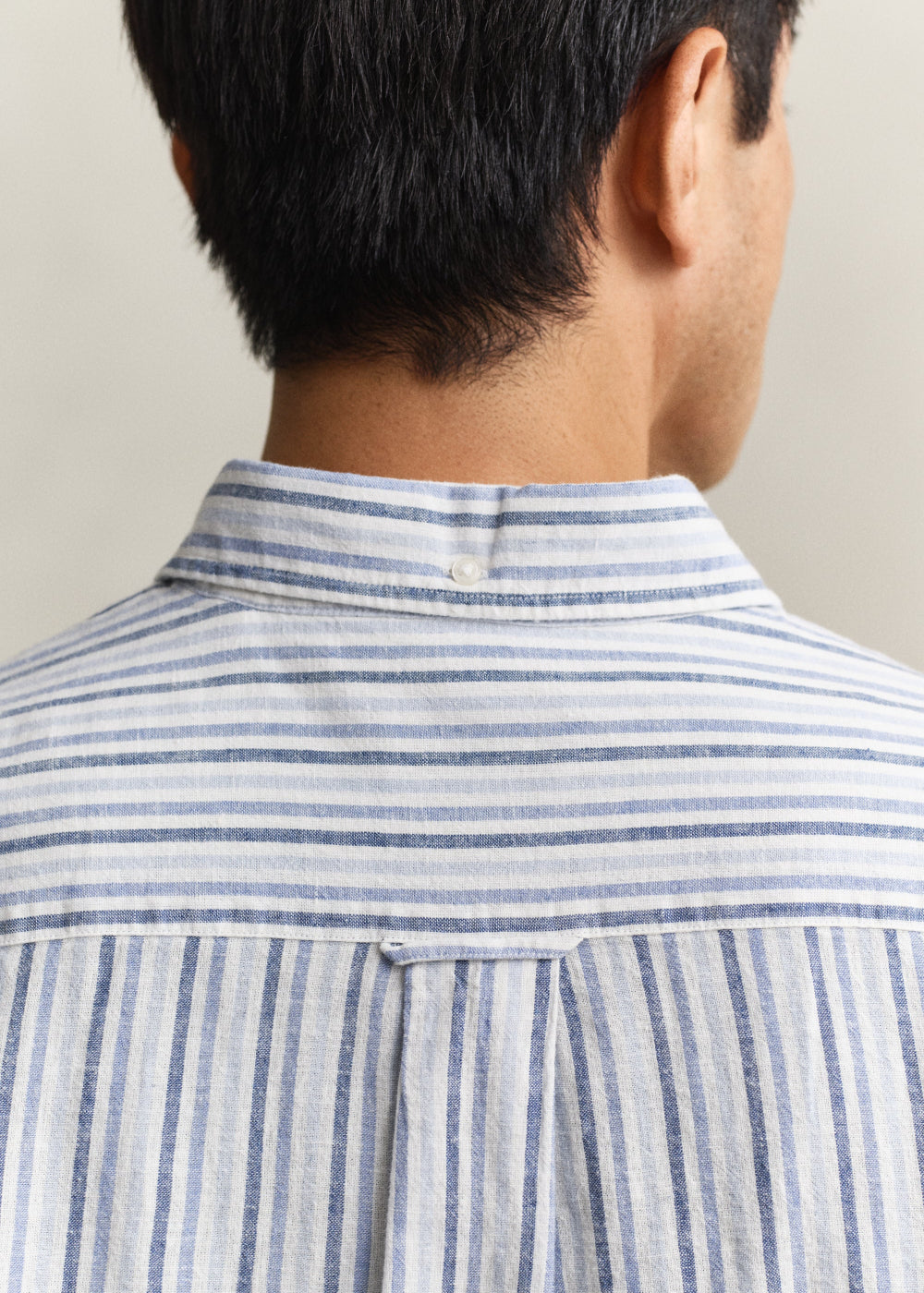 Cotton Linen Stripe Shirt