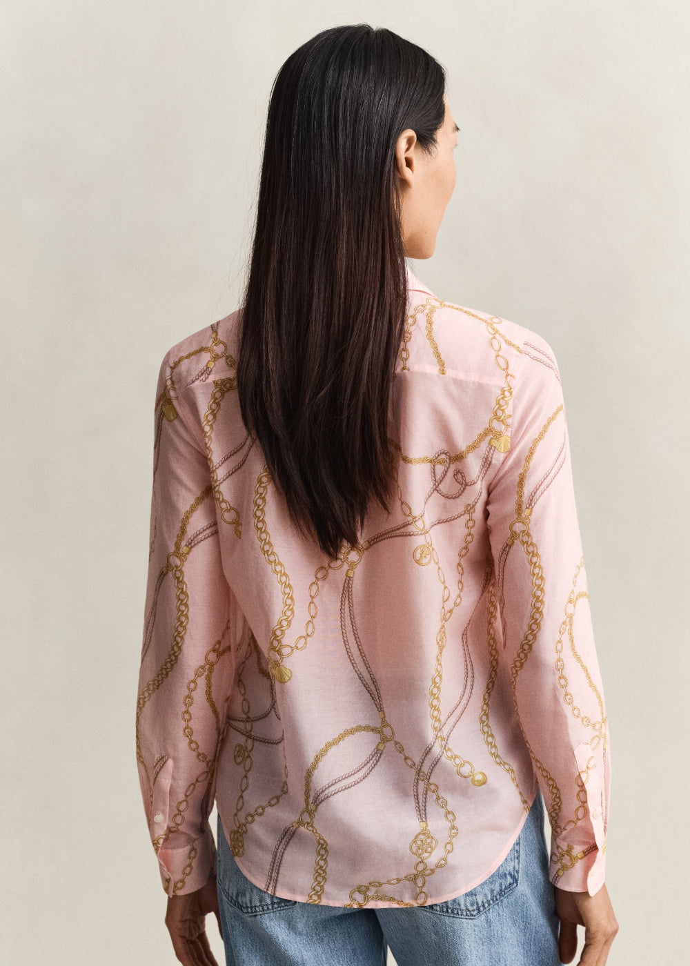 Printed Cotton Silk Shirt