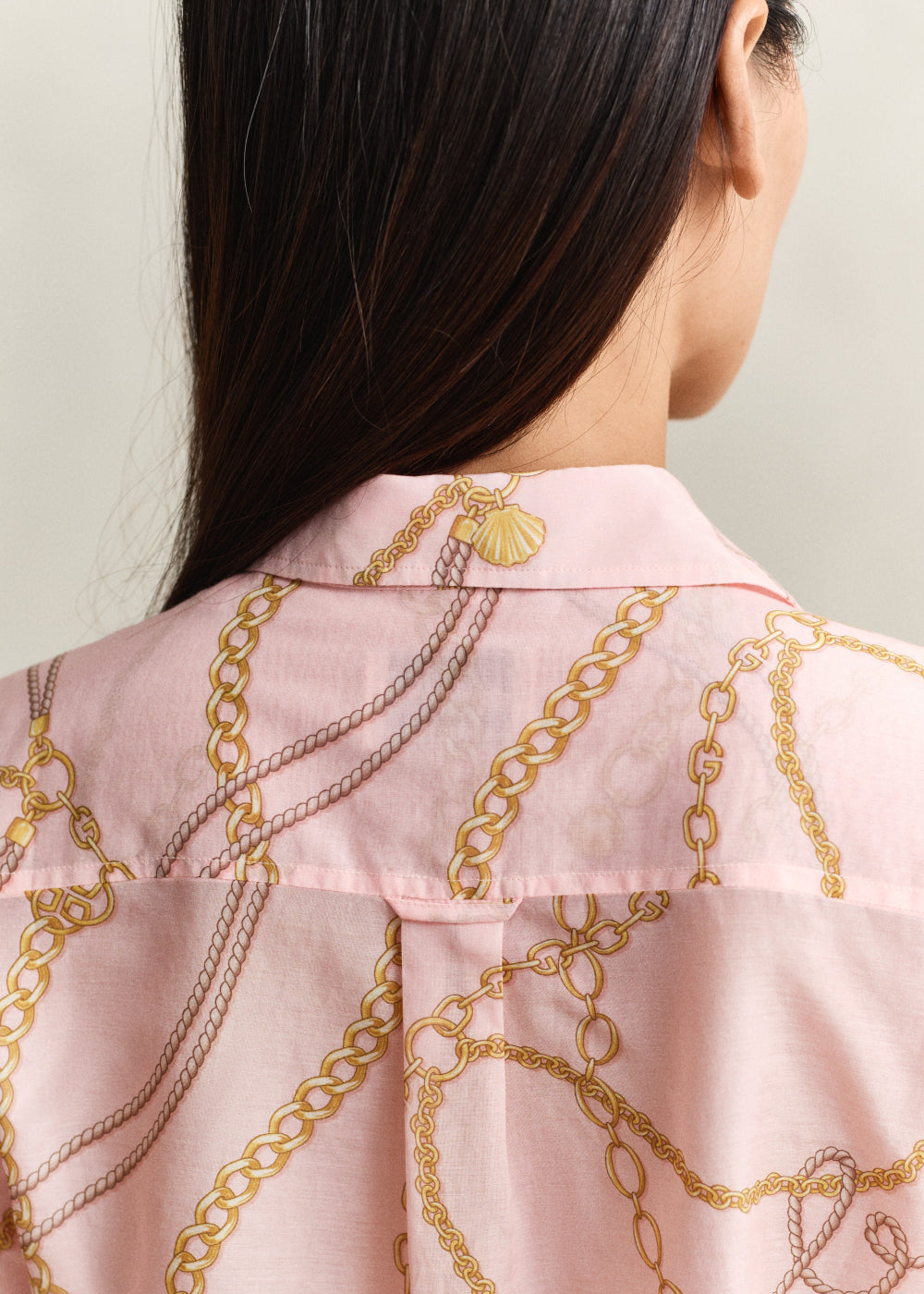 Printed Cotton Silk Shirt