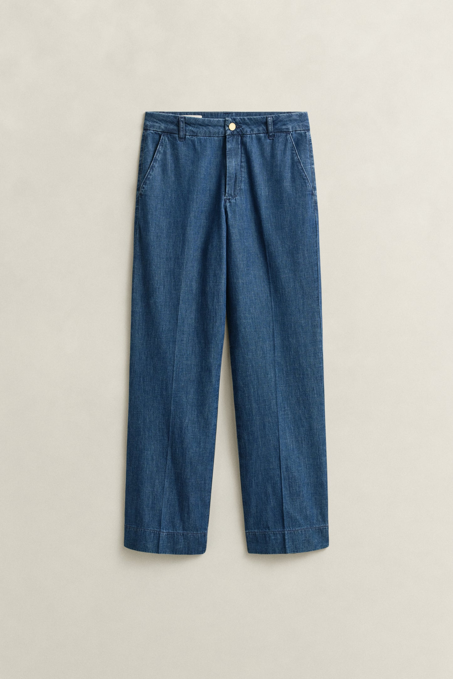 Relaxed Cotton Linen Jeans