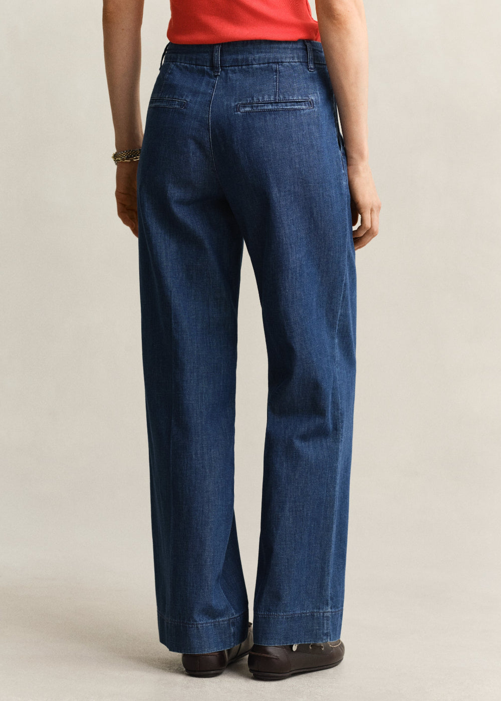 Relaxed Cotton Linen Jeans