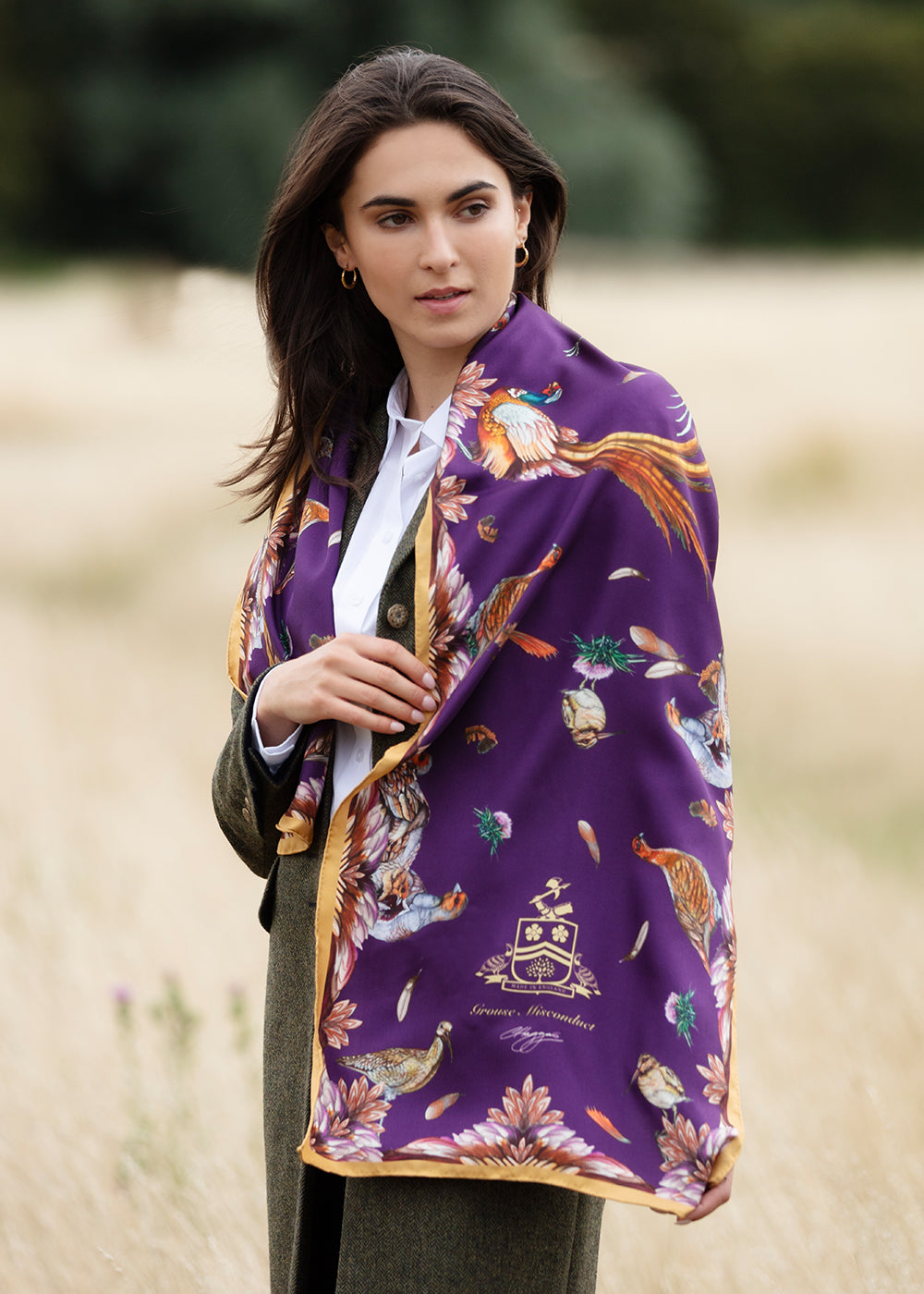 Grouse Misconduct Classic Silk Scarf