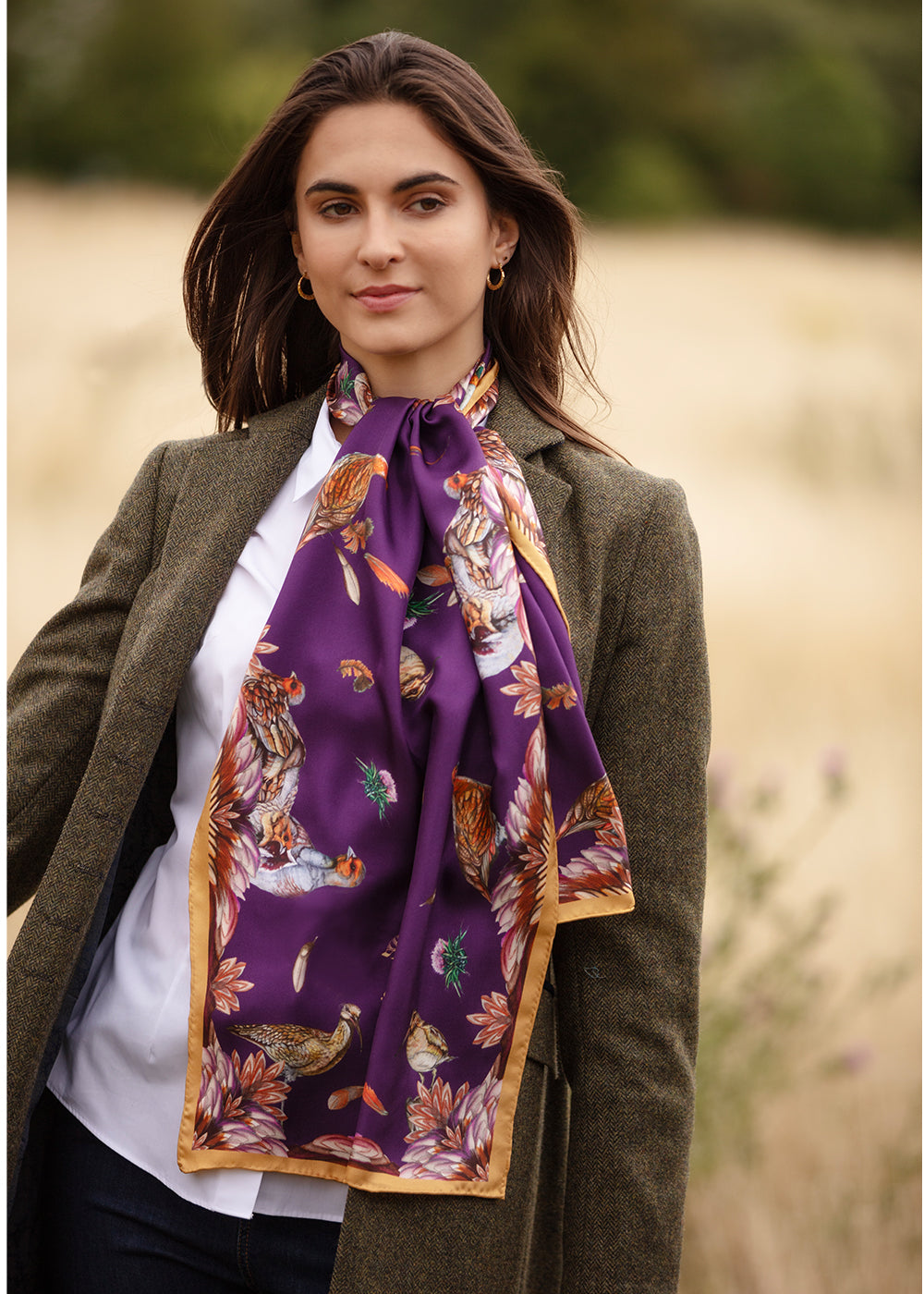 Grouse Misconduct Classic Silk Scarf