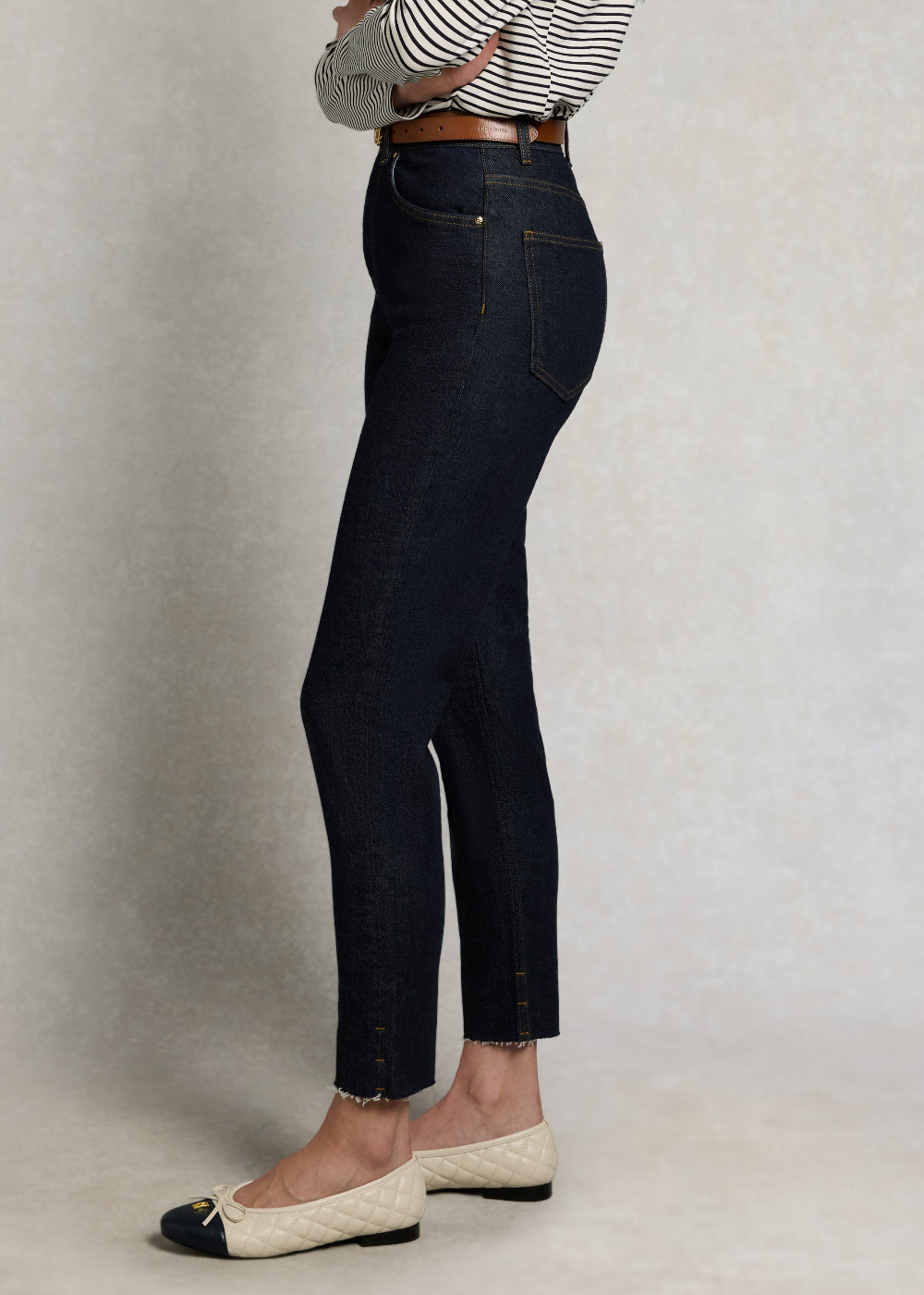 High Rise Slim Jeans