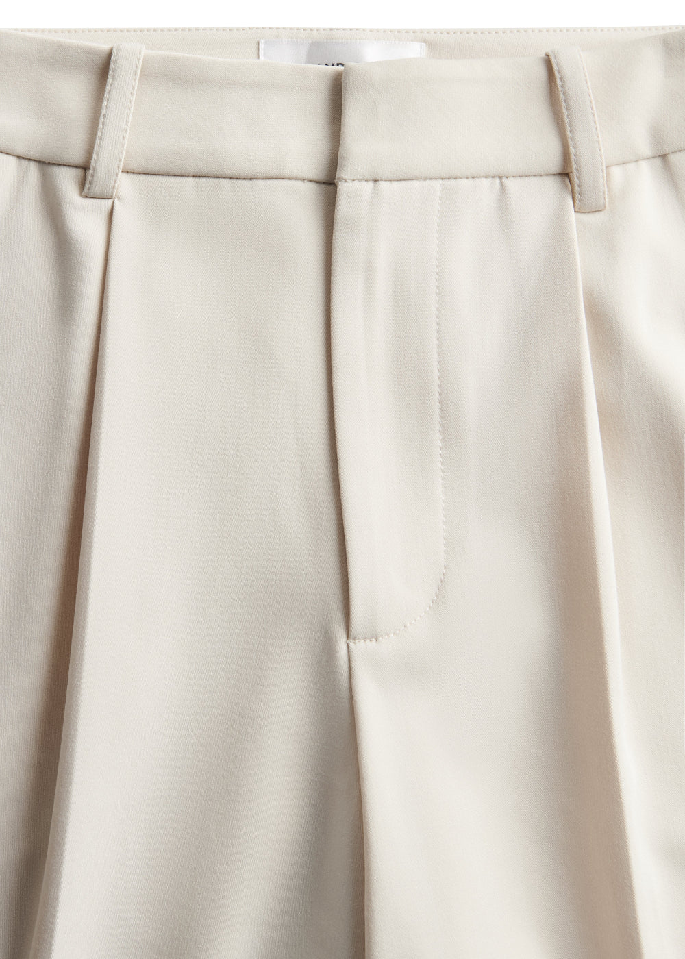 Pleated Wide Leg Trousers