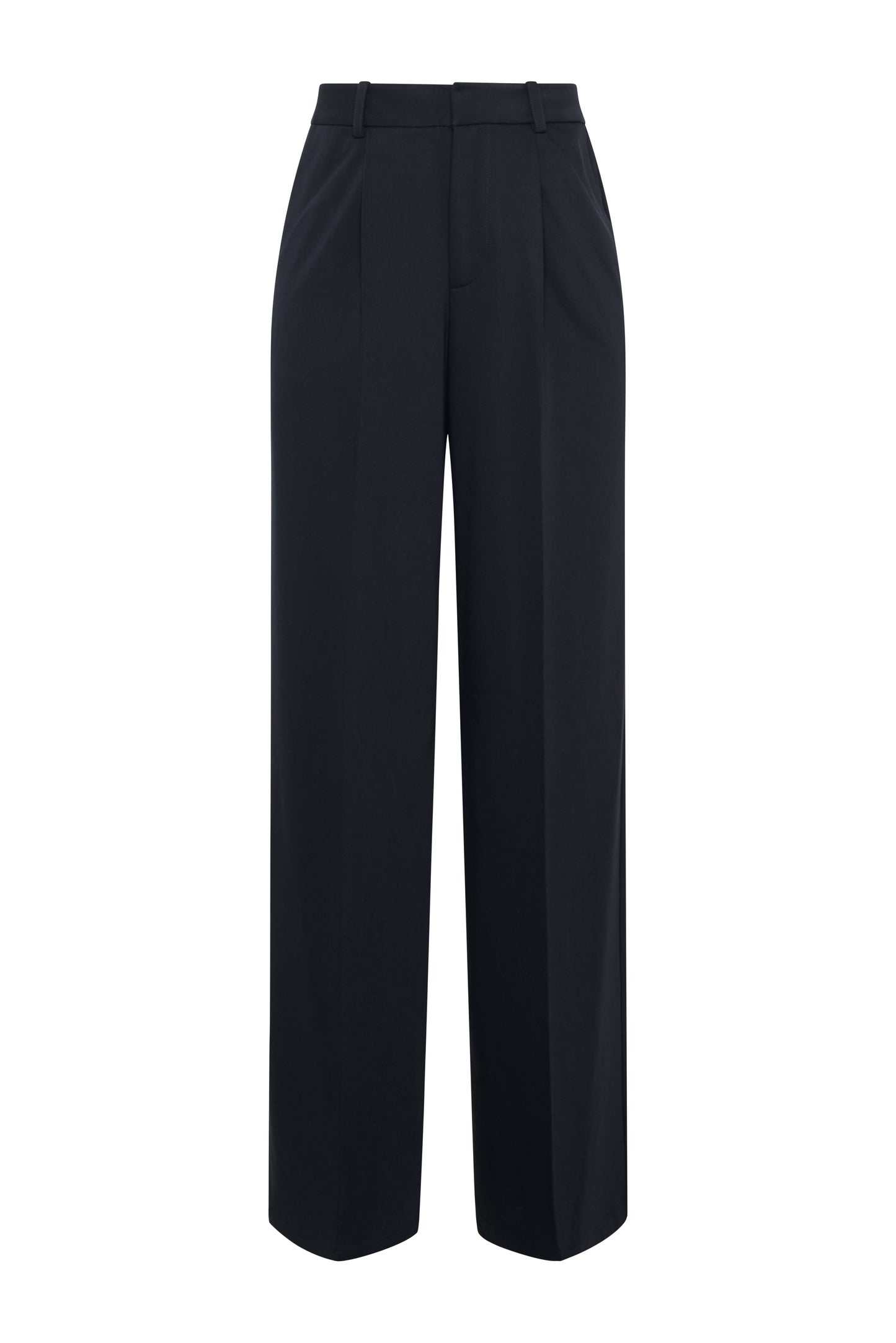 Pleated Wide Leg Trousers