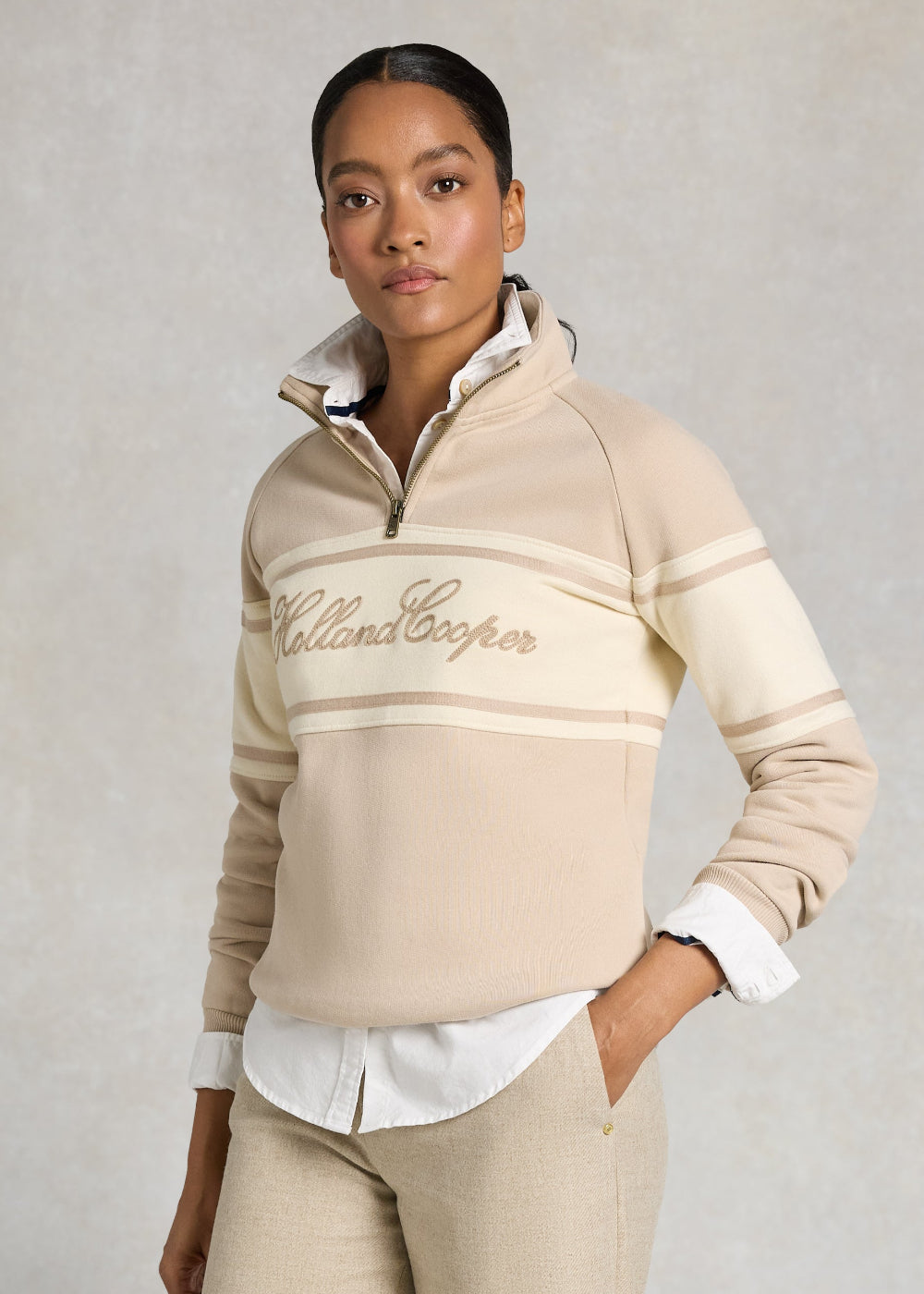 Signature Quarter Zip Sweat
