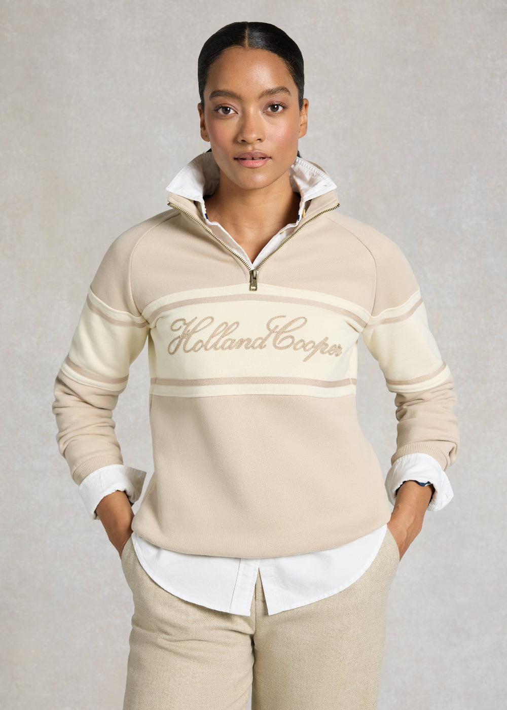 Signature Quarter Zip Sweat