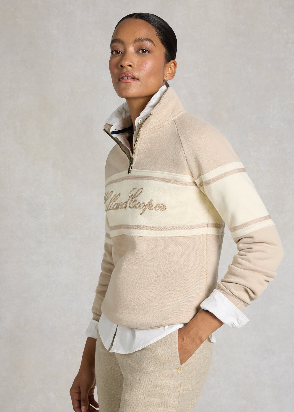 Signature Quarter Zip Sweat