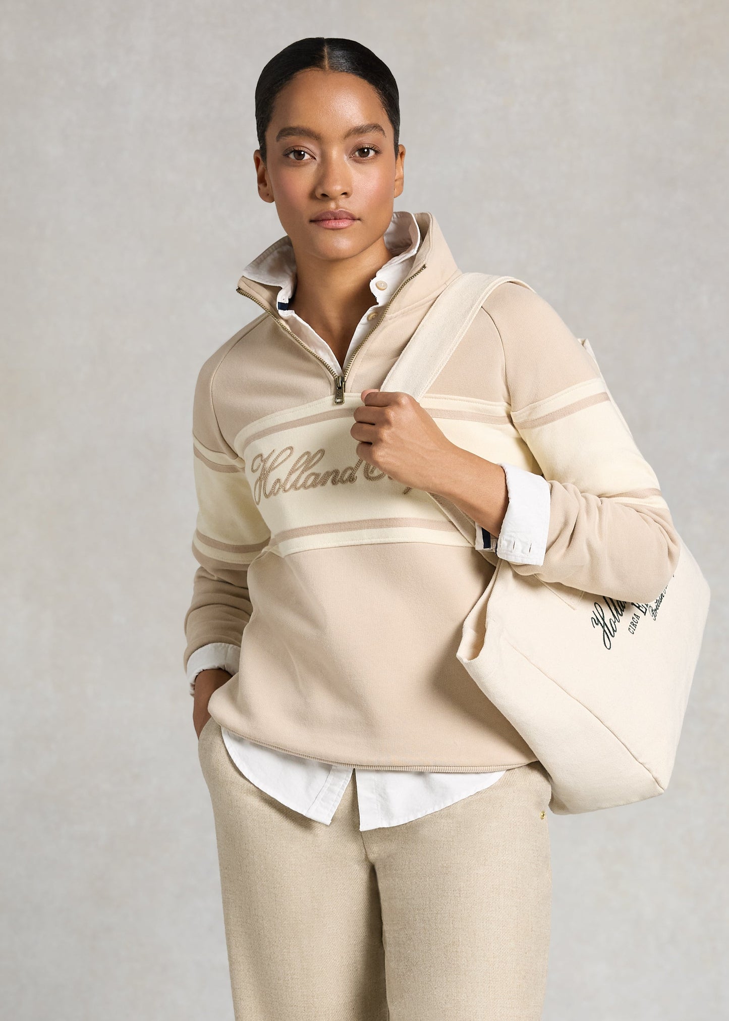 Signature Quarter Zip Sweat