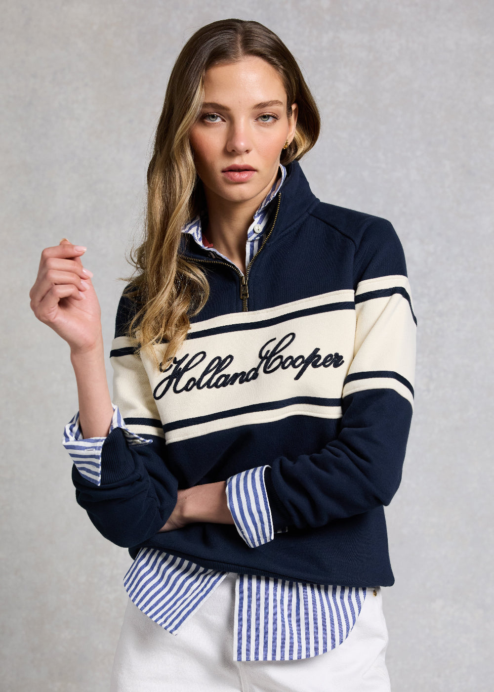 Signature Quarter Zip Sweat