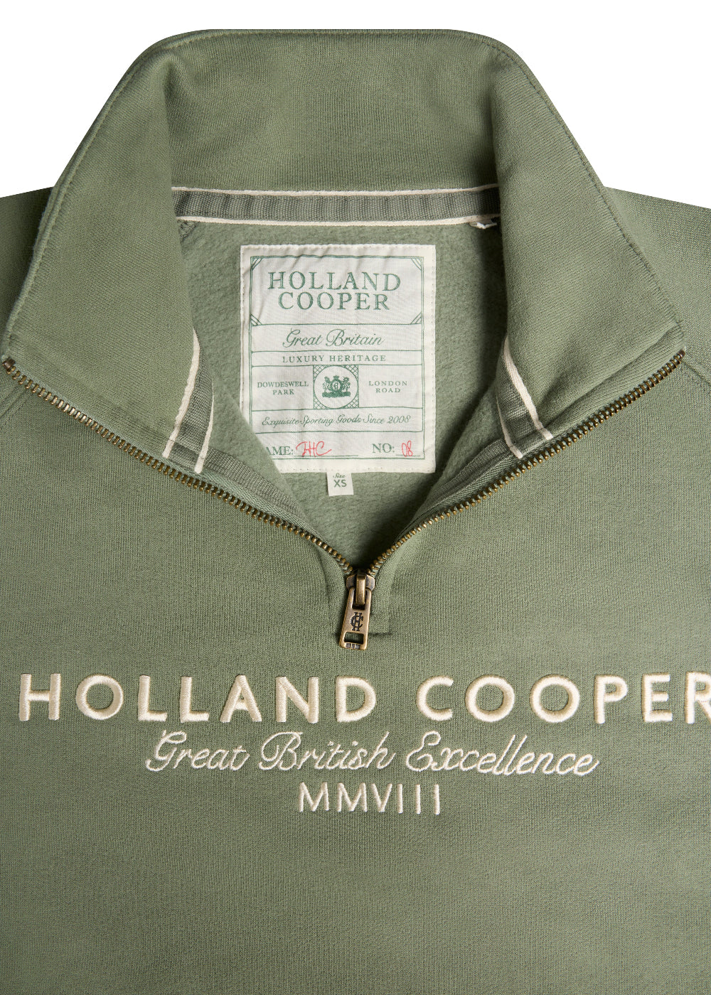Sporting Goods Zip Henley