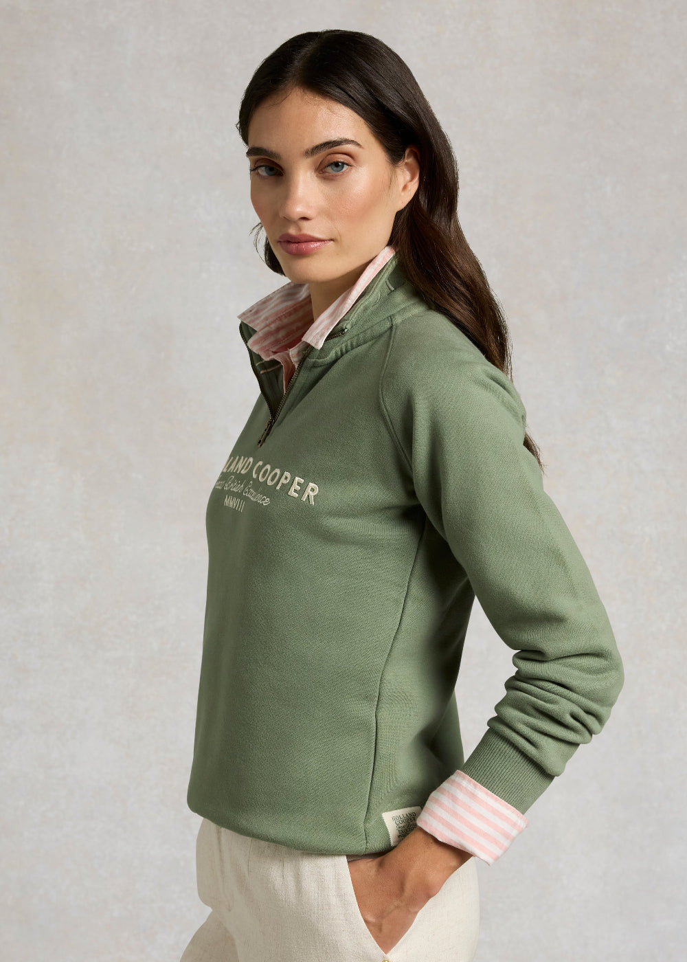 Sporting Goods Zip Henley