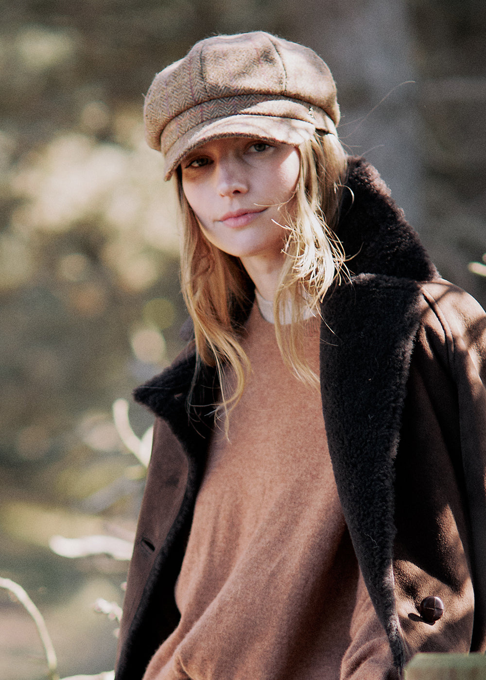 Higham Tweed Baker Boy Cap