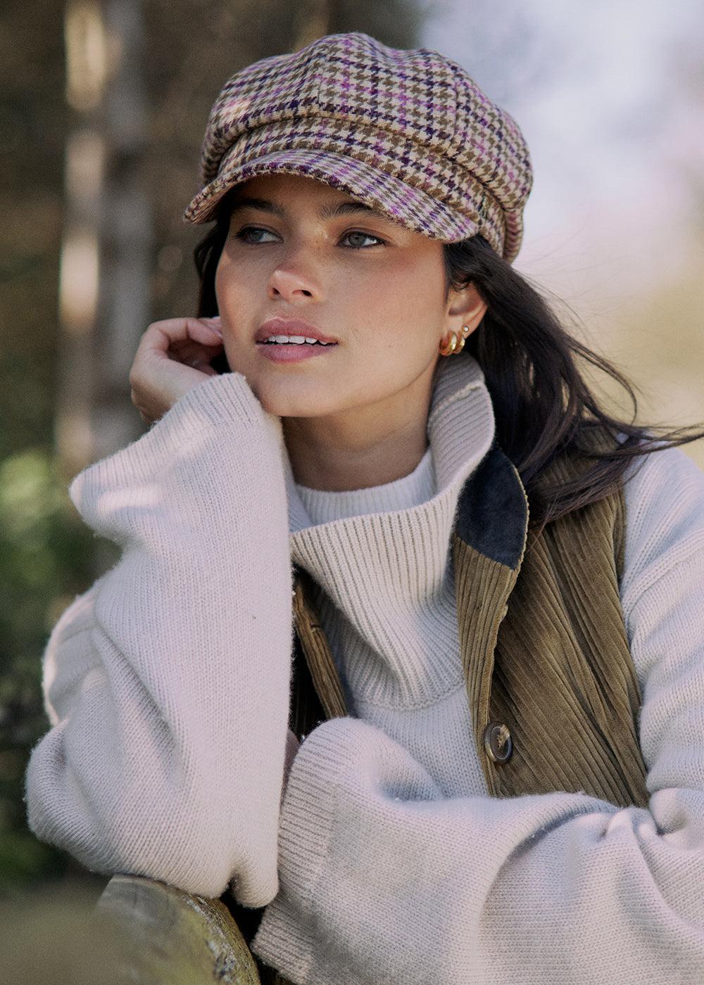 Highham Tweed Baker Boy Cap