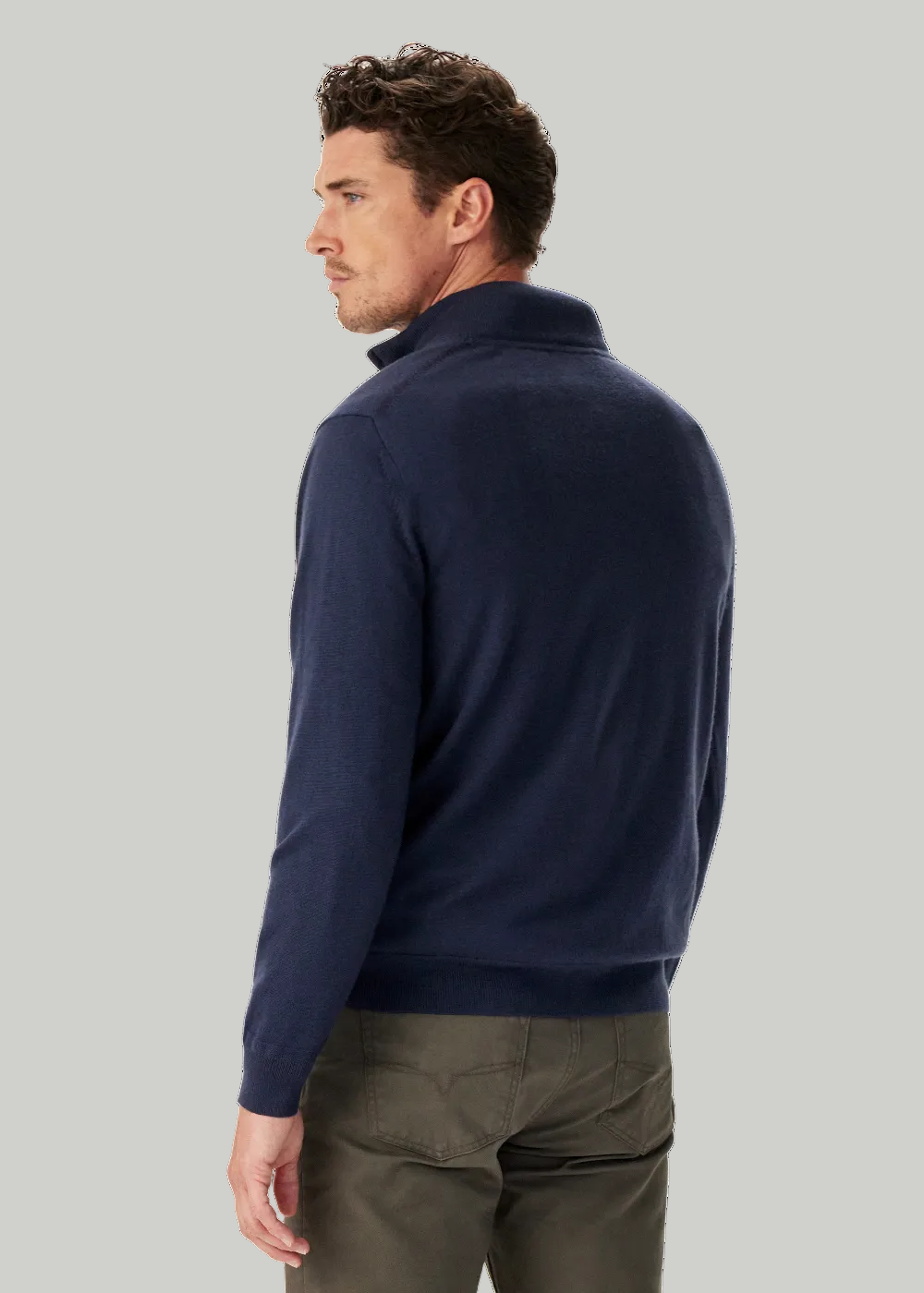 Ernest Merino 1/4 Zip Sweater