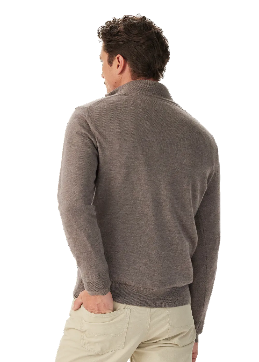 Ernest Merino 1/4 Zip Sweater