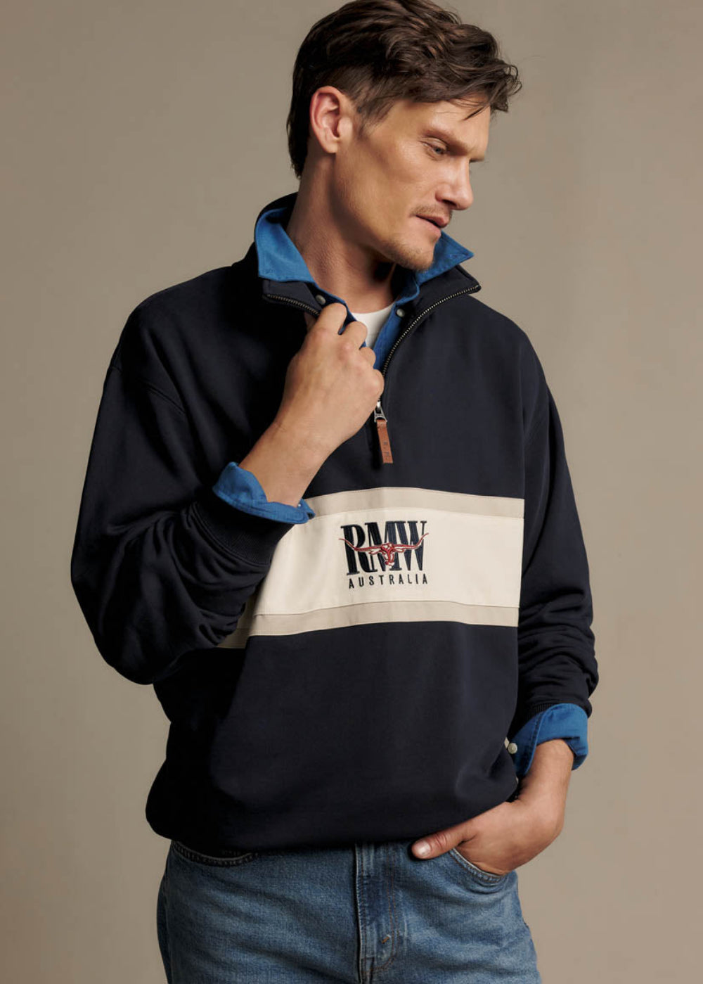 Classic RMW 1/4 Zip Sweatshirt